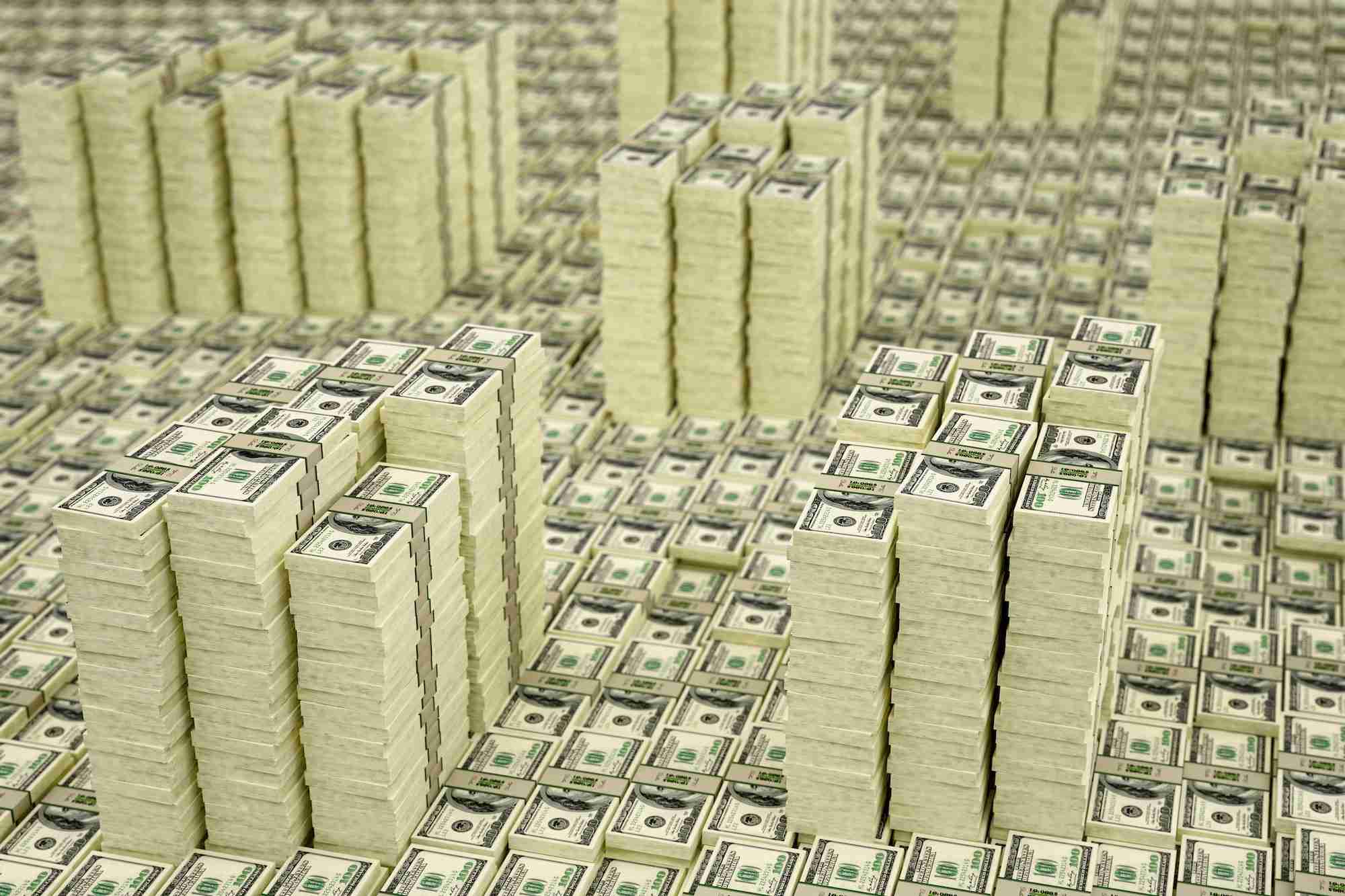 Lots of 100 Dollar Bills